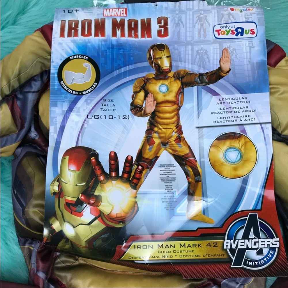 Nwt iron man kids costume! Sz 10-12
